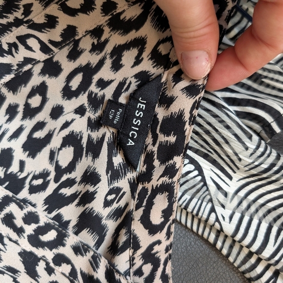 Jessica leopard long sleeve blouse - Picture 3 of 3